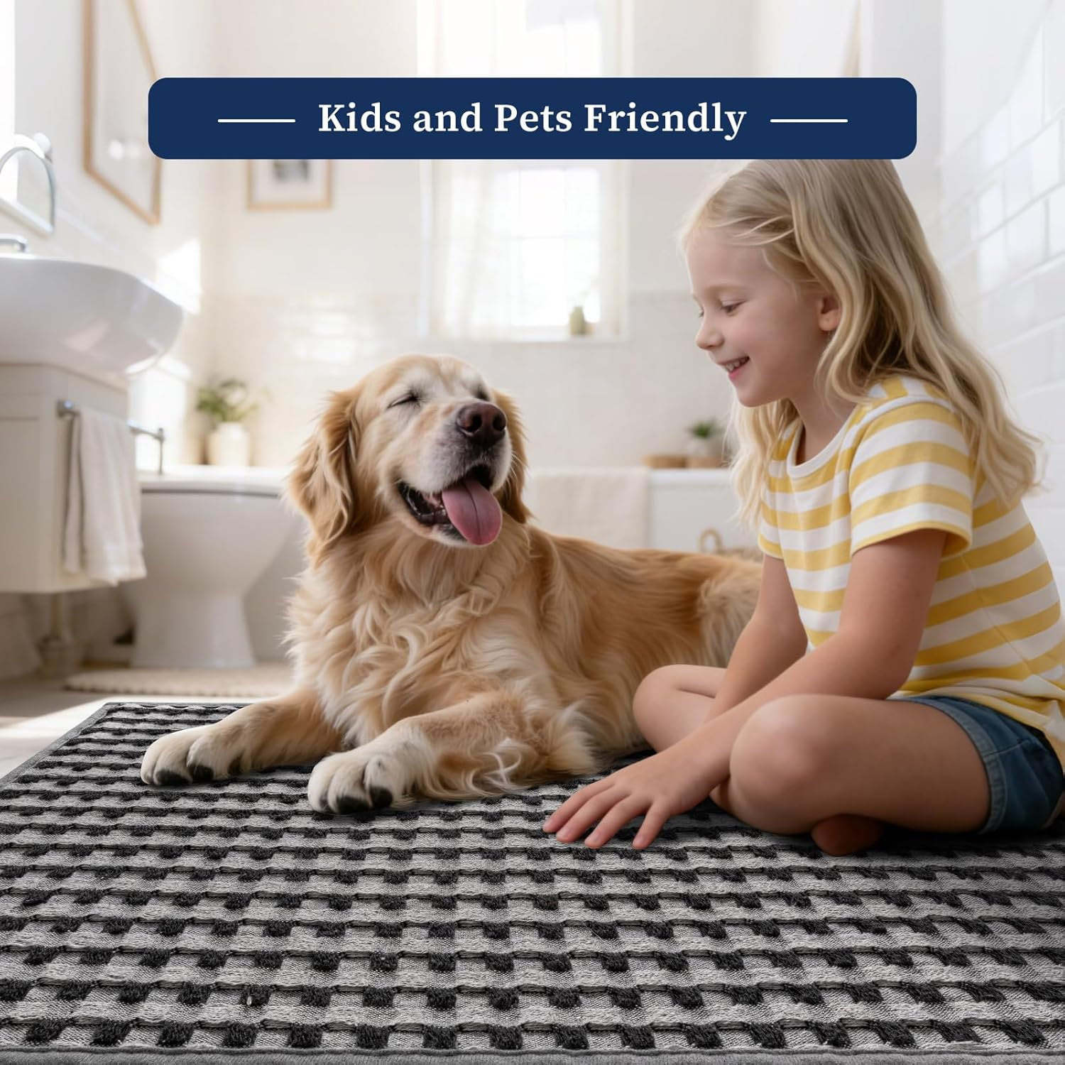YIHOUSE Bathroom Rug