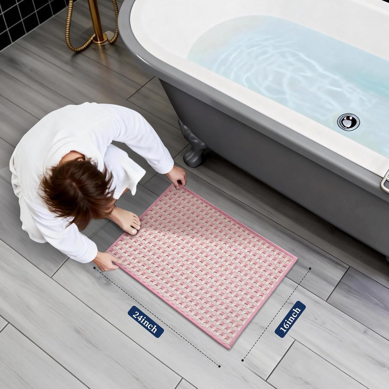 YIHOUSE Bathroom Rug