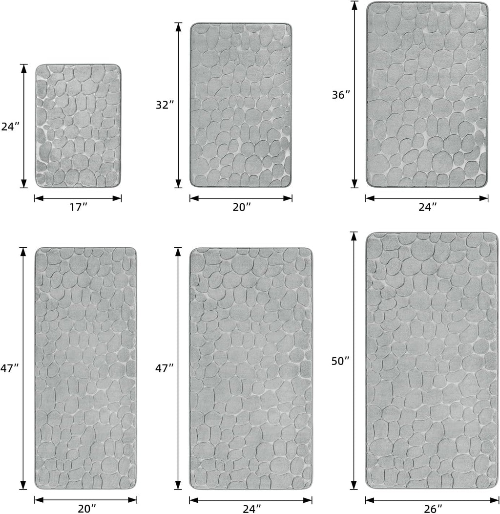 YIHOUSE Memory Foam Bath Mat