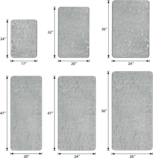 YIHOUSE Memory Foam Bath Mat