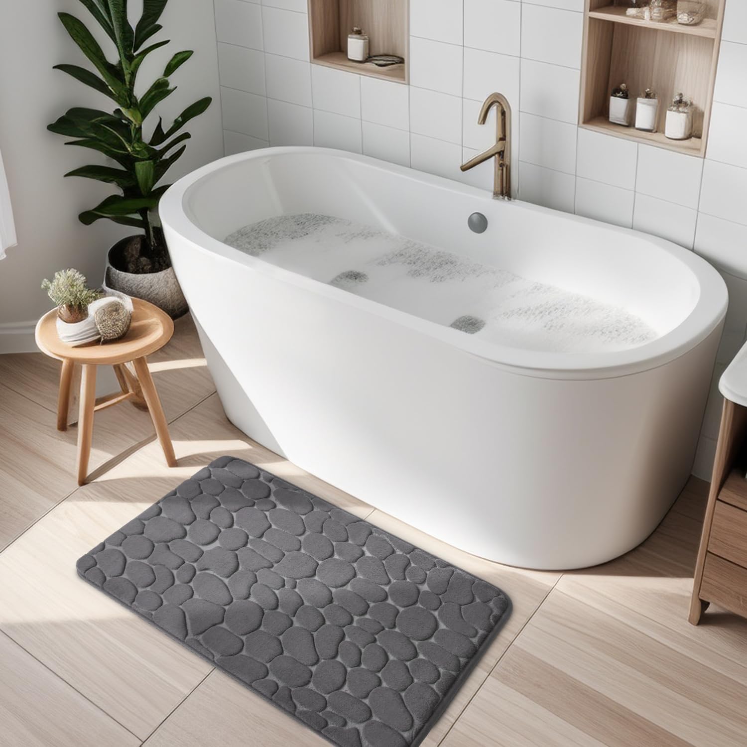 YIHOUSE Memory Foam Bath Mat