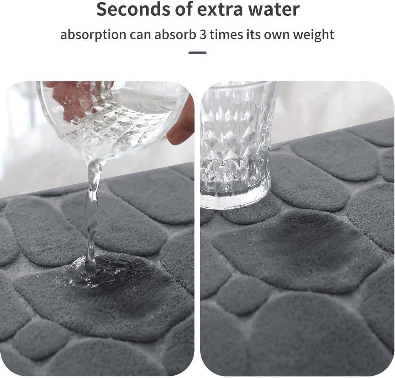 YIHOUSE Memory Foam Bath Mat