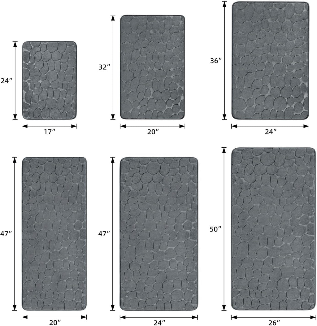 YIHOUSE Memory Foam Bath Mat