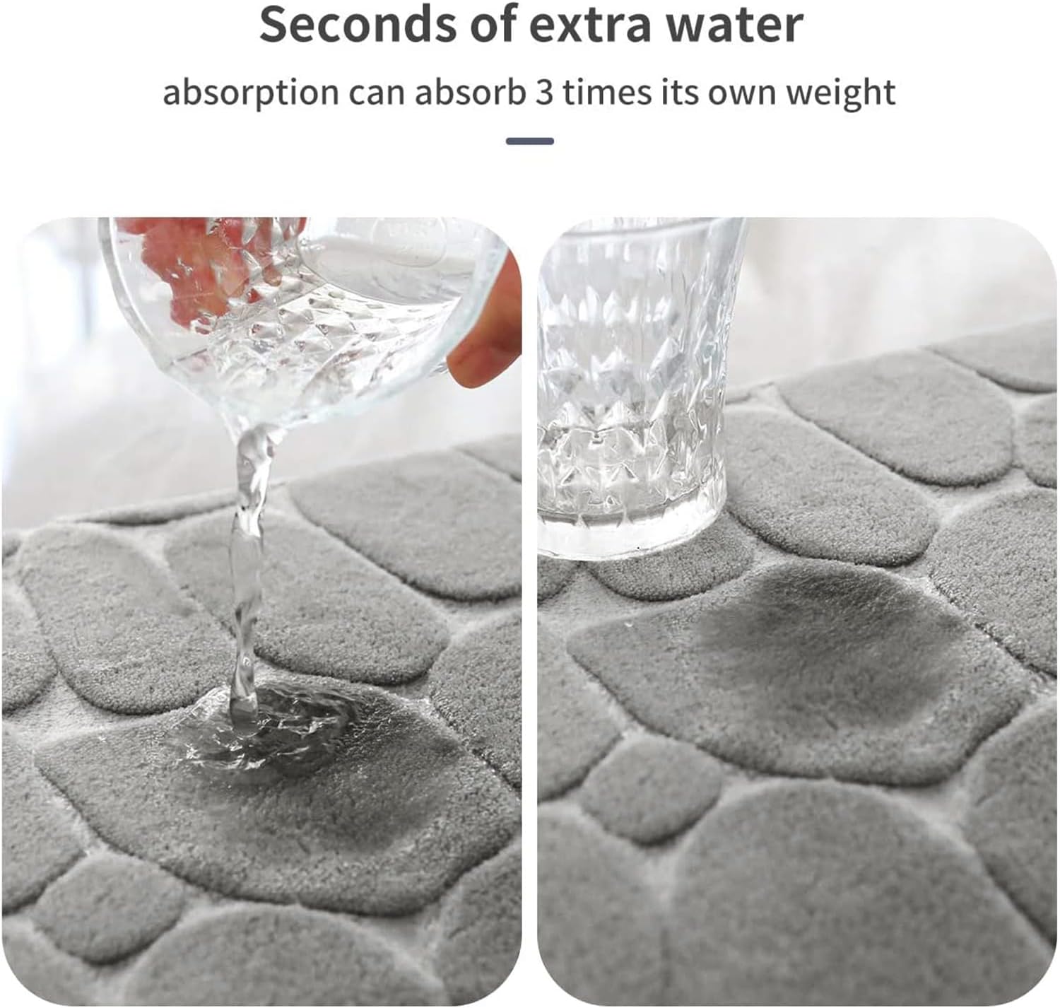 YIHOUSE Memory Foam Bath Mat